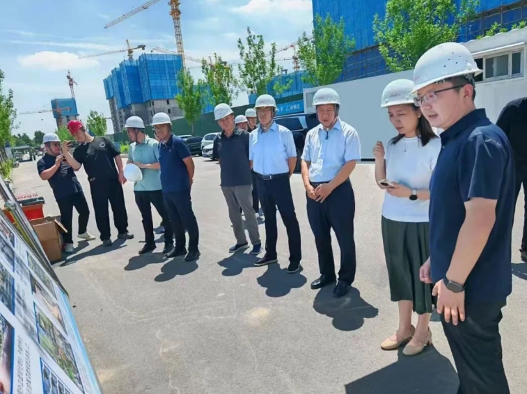 省住建厅专家组莅临304永利集团唯一·启元项目调研指导