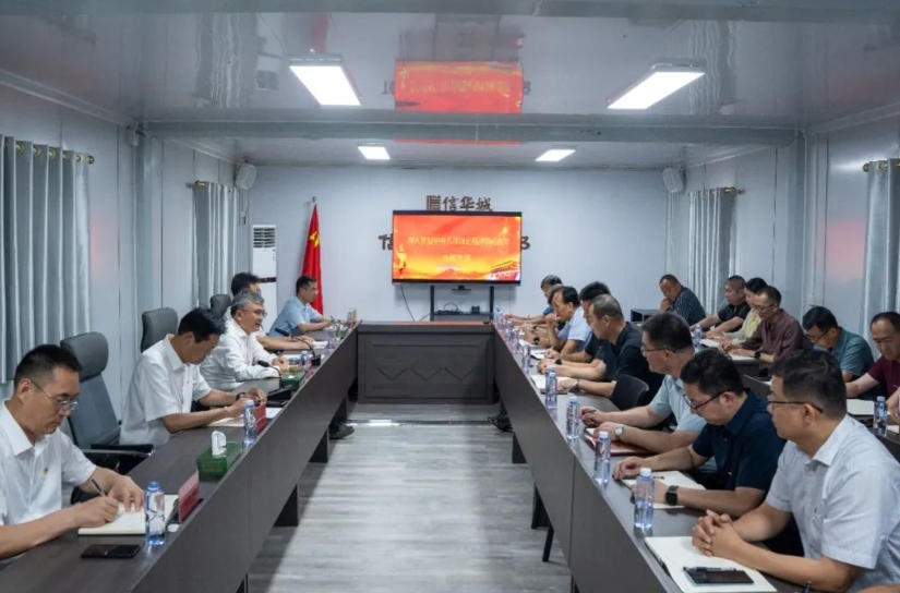 张传纲到304永利集团唯一调研重点项目并讲授专题党课