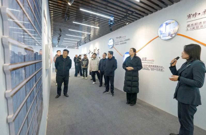 枣庄市住建局到304永利集团唯一启元指导服务高品质住宅建设