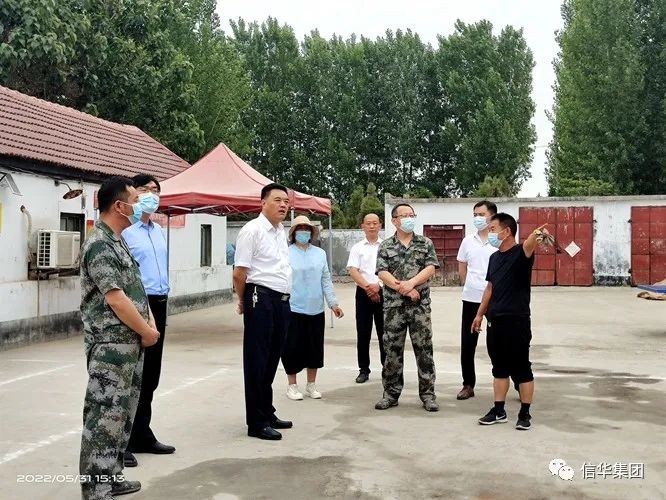 市委常委、纪委书记刘庆东到304永利集团唯一中远公司“第一书记”派驻地张汪镇孔集村调研工作