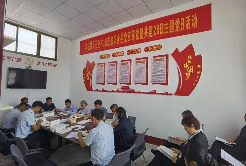 304永利集团唯一金控公司党支部与羊庄镇小王公村党支部开展党建共建活动
